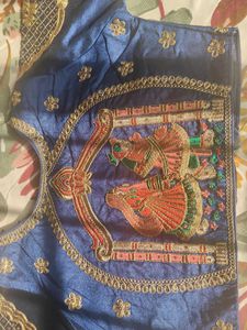 Beautiful Designer Embroidered Silk Blouse