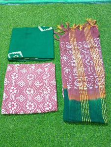 beautiful batik print dress material