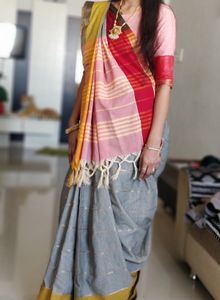 Beautiful Striped Cotton Saree