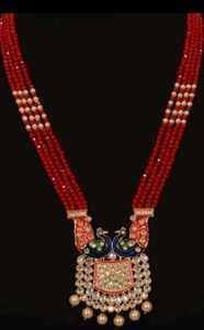 🆕Beautiful kundanjewelry.             Peacock design,  jaipurjewelry,  handmadejewelry ,   beadsjewelry ,  kundanjewelry,  necklaceset,  peacock jewelry, chain, choker, forever21, beauty, women,