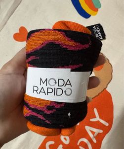 Fire Flame Pattern Crew Socks