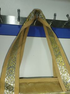 Beautiful Golden Hand Bag With 3 Chains