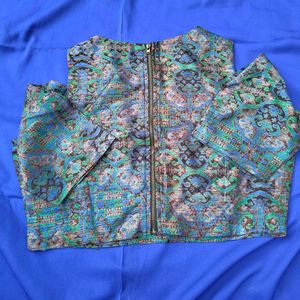 Golden Silk Lahenga and Blouse