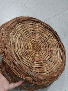 Fruit Basket And Golden Plate