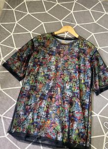 Cartoon Print Top