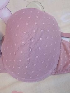 Pink Polka Dot Bra