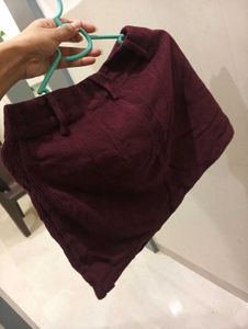Sassafras Burgundy Skirt