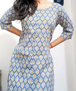 Printed Straight Kurti