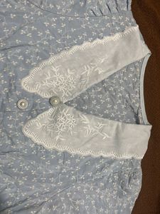 Vintage Sky Blue Top