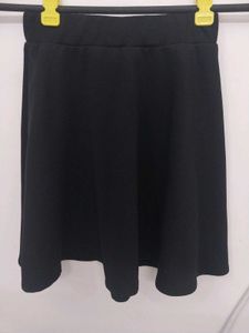 Black Flared Skirt