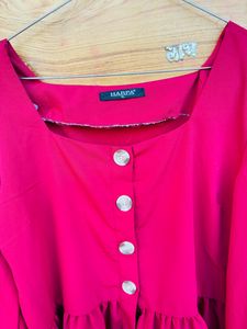 Harpa Burgundy Colour Top