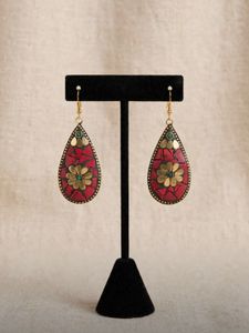 (New unused item) Boho Tribal Teardrop Earrings