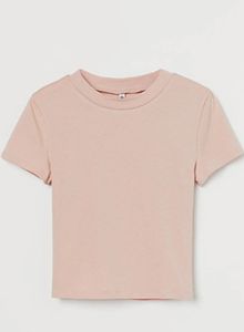 Soft Pink Basic T-Shirt
