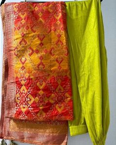 Elegant Yellow Embroidered Anarkali