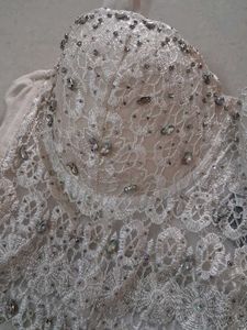 M Sparkling White Lace Bra