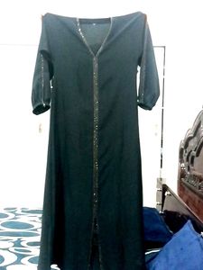 Elegant Black Abaya Dress