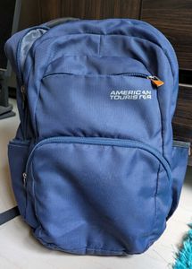 American Tourister Blue Laptop Backpack.