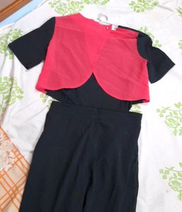 SALE! KOOVS BLACK JUMPSUIT WITH OPEN BACK DETAILI