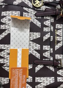 Michael Kors Coffe Brown Tote - Signature Print