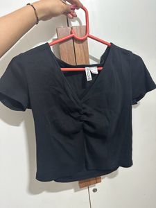 Black Crop Top
