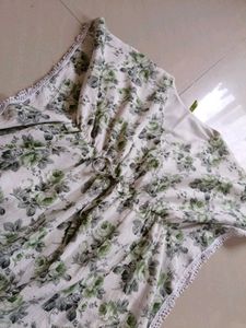 Summer Floral Beach Dress