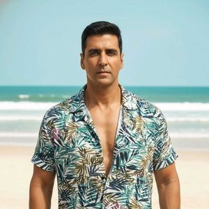 Tropical Print Short Sleeve Shirt