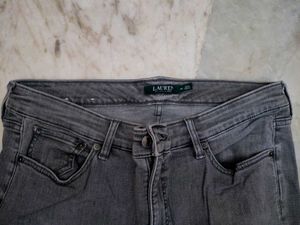 Grey Wash Denim Jeans