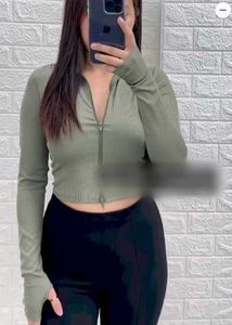 Ribbed Zip-Up Jacket
