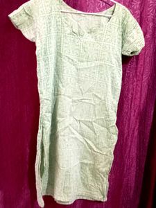 Light Green Printed Kurta