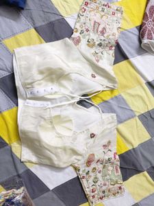 Embroidered Silk Blend Blouse