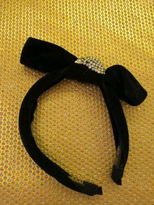 Sparkling Black Headband