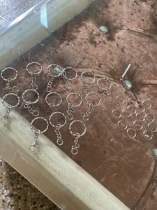 Bulk Lot of 15 Keychain Rings
