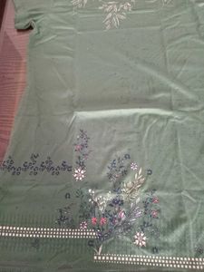 Green Printed cotton  T-SHIRT 👕