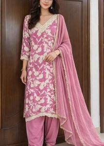 Floral Print suit - Mul cotton