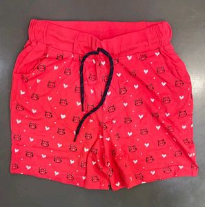 Girls’ Soft Cotton Shorts Pack of 3