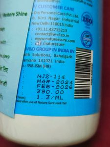 Nature Sure Jonk Shampoo