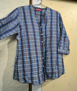 Blue Plaid Shirt 💠