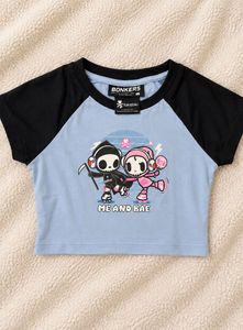 bonkers + tokidoki Cute Graphic Crop Top