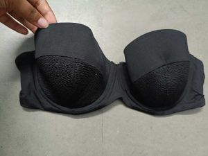 Strapless Black Bra