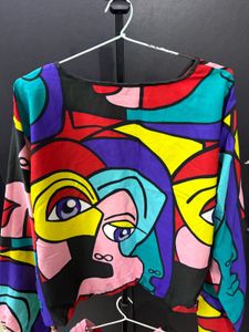 Abstract Face Print Co-ord Set