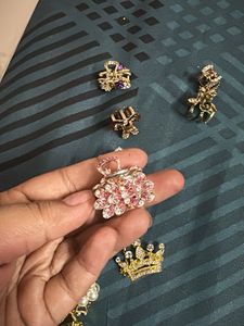 Sparkling Rhinestone Hair Clips Set