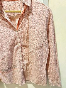 Chic Dotted Button-Up Shirt