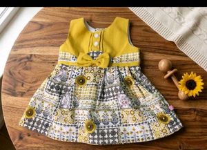 0-6 month Baby Girl Dress  ( soft fabric)