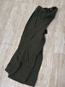 Wide Leg Pants with Belt