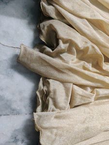 Golden Gown With Cape