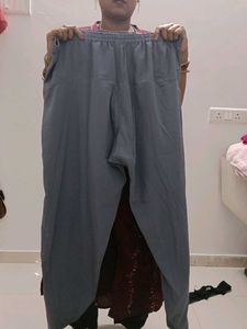 Grey Floral Print Kurta