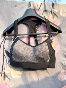 combo Stylish Sports Bra and white tr