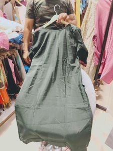 Green Embroidered Kurta Set