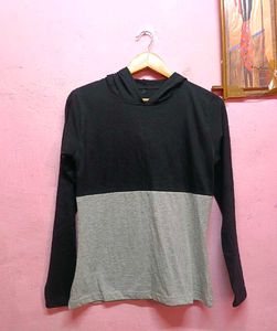 Color Block Hoodie Tshirt (Unisex)