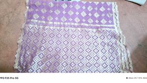 Elegant Purple Embroidered Dupatta